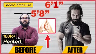 Vedic MUDRA to Increase HEIGHT with 5X Speed 📈 Result in 21 Days Male amp Females [upl. by Flin]