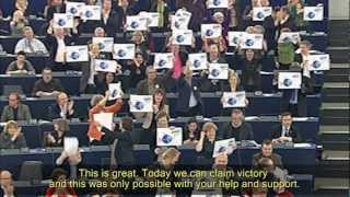 FISH FIGHT CAMPAIGN at the European Parliament in Strasbourg [upl. by Mcclimans]