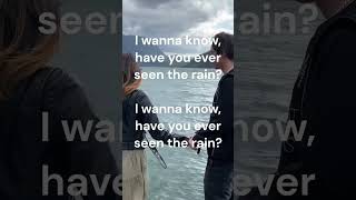 Have You Ever Seen the Rain Creedence Clearwater Revival Lyrics [upl. by Pattie]