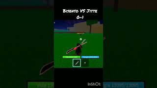 Bisento VS Jitte roblox gamerrobot bloxfruits huandennisjogos1302 [upl. by Dnomrej]