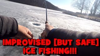 The HOLE MASTER Strikes Again ICE FISHING IMPROV ft First State Fishing amp Symplex Fishing [upl. by Jolene751]