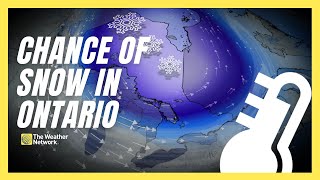 Fall Chill Soon Sweeps Ontario And The Snow Chances Grow  forecast [upl. by Sadler725]