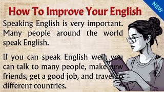 How To Improve Your English  Graded Reader  Learning English [upl. by Adimra]