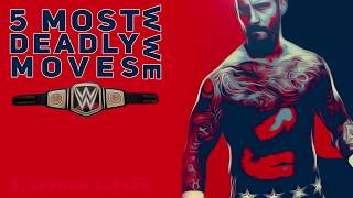 5 Most Deadly WWE Moves [upl. by Myca]