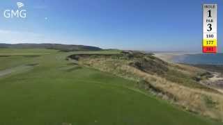 Bamburgh Castle Golf Club Hole 1 The Dinkie [upl. by Maltzman]