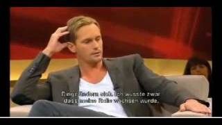 Alexander Skarsgard interview on German TV Show part 1 [upl. by Alrats]