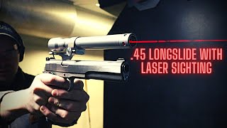 Terminator 45 Long Slide with Laser Sighting Mafioso AMT Hardballer [upl. by Scriven]