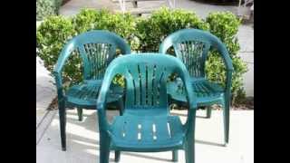 Budget Garden HowTo  Restoring those basic plastic patio chairs on the cheap [upl. by Olraced627]