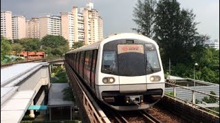 Singapore MRT ride  Commonwealth to Nanyang Technological University [upl. by Haniraz]