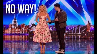 You Wont BELIEVE What This Magician Did To Amanda  Britains Got Talent 2018 [upl. by Frechette]