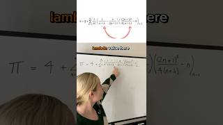 Mathematicians accidentally discover a new formula for Pi 😳 maths discovery pi [upl. by Ainahs]