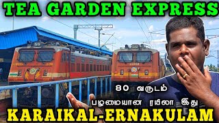 TEA GARDEN EXPRESS  KARAIKAL  ERNAKULAM JN  TRAVEL VLOG  TRAVEL WITH ARAVIND  FULL JOURNEY [upl. by Nenerb]