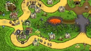 Kingdom Rush Frontiers Walkthrough Level 10 Veteran [upl. by Maible]