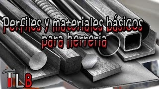 Perfiles y materiales básicos para herreria [upl. by Cirdet289]