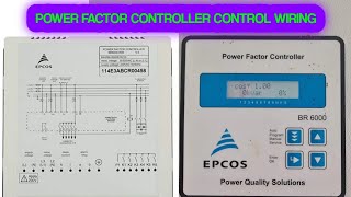 Power Factor Controller PFCP Epcos BR6000 Controller Wiring amp Diagram all Details in UrduHindi [upl. by Eimac]