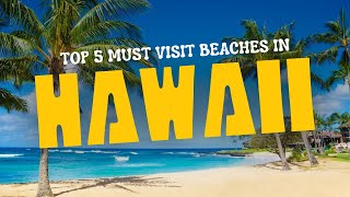 Top 5 Must Visit Beaches in Hawaii  Hawaii Beach Tour [upl. by Adnarb]