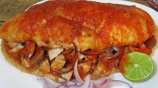 Tortas ahogadas de carne Estilo Guadalajara Jalisco  Receta [upl. by Ialokin]