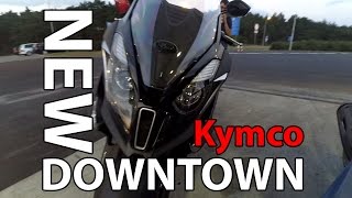 Kymco New Downtown 125i ABS test recenzja prędkość maksymalna skuter 125 [upl. by Tap664]