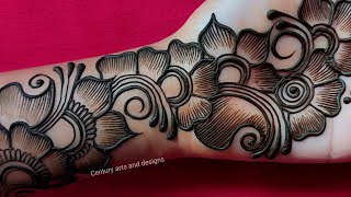 New Year Shaded Mehndi Design  Beautiful Arabic Mehndi Design  Mehndi Ka Design  Mehndi Design [upl. by Luciana]