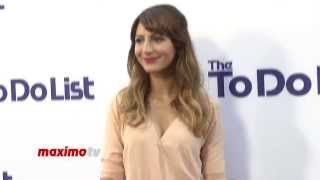 Nasim Pedrad quotTHE TO DO LISTquot Los Angeles Premiere Purple Carpet Arrivals [upl. by Ally]