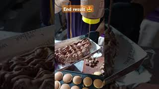 DIY Nutella Belgian Waffles  How To Make brownie Waffles shortsfeed viralshorts foryou ytshorts [upl. by Owain705]