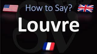 How to Pronounce Louvre  Paris Museum Pronunciation Native Speaker [upl. by Nie]