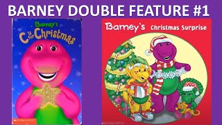 BARNEY CHRISTMAS DOUBLE FEATURE 1 C IS FOR CHRISTMAS amp BARNEYS CHRISTMAS SURPRISE Read Aloud Book [upl. by Inalaeham]