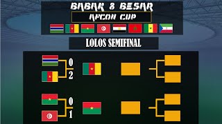 HASIL 8 BESAR PIALA AFRIKA 2022  KAMERUN DAN BURKINA FASO LOLOS KE SEMIFINAL [upl. by Yendis]