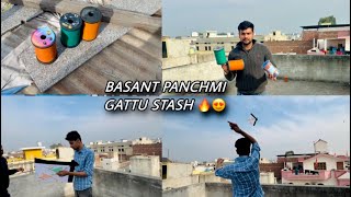 Basant 2024🔥 Gattu Stash 😍 flying big kites 🪁 Desi patangbaazi 😍 monokite vs monofillgold [upl. by Emmalynn]