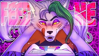 Superbad Doggy Roxanne Wolf  FNAF Security Breach Comic by Elixir Vial [upl. by Aicirtan854]