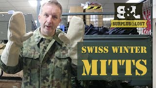 Swiss Army Surplus Canvas Winter Mitts [upl. by Refinaj427]