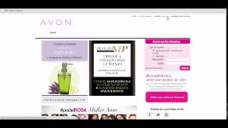 Pedido Fácil Avon Como fazer pedido Online [upl. by Enahpad]