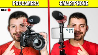 PROCAMERA o SMARTPHONE  Cosa SCEGLIERE per creare video [upl. by Leuqim]