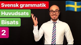 Huvudsats  bisats 2  svenska persiska  گرامرزبان سوئدی [upl. by Friedrick]