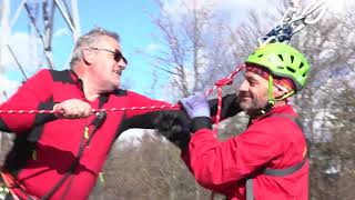 Rittner Seilbahn Evakuierungsübung  Funivia del Renon prova di evacuazione [upl. by Ciri]