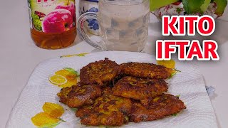 কিটো ইফতার কুমড়া ফুলের পাকোড়া  Kito diet recipe  Popi Akbar [upl. by Huesman]