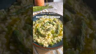 Non il solito risotto agli asparagi cucinavegana ricette ricettefacili ricettevegane recipe [upl. by Eninnaj301]