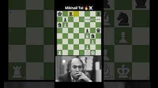 Mikhail tal brilliancy☠️ magnuscarlsen chess gmhikaru gothamchess levyrozman brilliant [upl. by Tormoria]