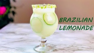 How To Make Brazilian Lemonade  Easy Brazilian Lemonade  Limeade [upl. by Annairdua]