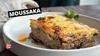 MOUSSAKA TRADITIONNELLE 🇬🇷 Meilleure recette moussaka agneau [upl. by Aillimac121]