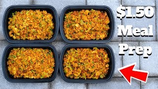 Yellow Fried Rice 150meal  Plant Based Meal Prep [upl. by Treblah339]