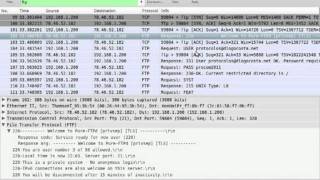 Protocolos de Comunicação FTP  Wireshark [upl. by Priestley628]