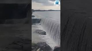 pocharam Waterfalls cloudyweather rainyday shorts [upl. by Aynek]