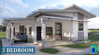 3 Bedroom House Design  Simple House Design  Small House Design [upl. by Natica]