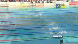 Paul Biedermann world record 200 free style Rome 2009 time 14200 [upl. by Dustin]