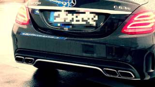 Mercedes C63 S AMG SoundCheck Exhaust  Intake W205 M177 [upl. by Larcher]