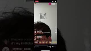 Mattia Polibio exposing Celia insta live 72220 [upl. by Norwood]