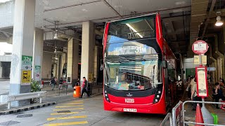 首次影荔廠N34 九巴 KMB E6M132 YS273431M 葵芳站→￼石籬￼￼梨貝街 原速 [upl. by Lugo583]