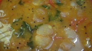 Onion Sambar  வெங்காய சாம்பார்  Recipe  Gowri Samayalarai [upl. by Byram]