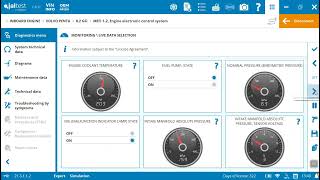 Volvo Penta 82 Diagnostics on Jaltest Diagnostic Tool [upl. by Nayr562]